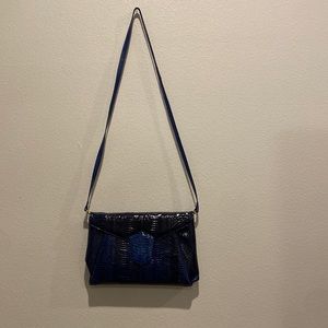Vintage snakeskin leather J.Renee clutch/crossbody